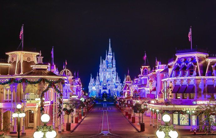 pravljična podoba gradu Disney