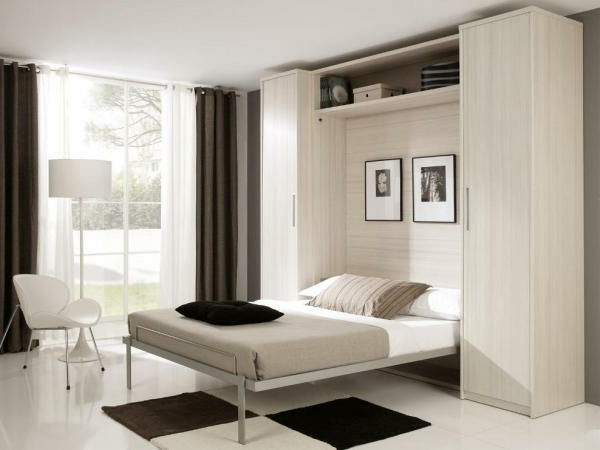 sulankstomas lova-baldų komplektas miegamojo įsteigimo idėjos-mažų mažas-Apartments