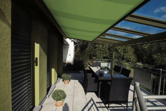 Marema-pergola-luifel-tuin-balkon-groene stof