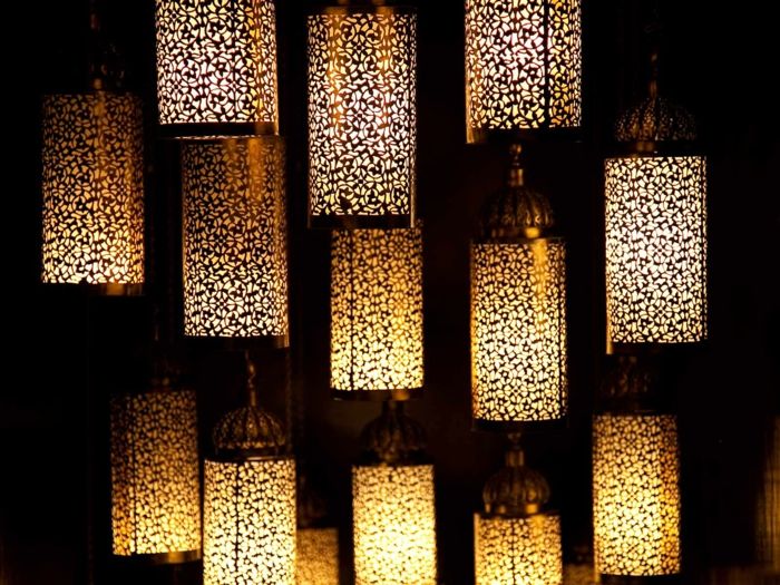 Marokańska Lampa egzotyczne twórczy-nice-mistyczne