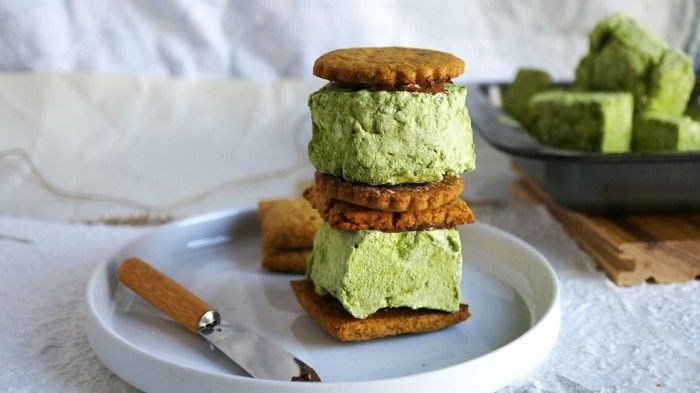 matcha-recepten-matcha-leaf-and-biscuits-kaneel-ideeën-voor-desserts-health-and-creative