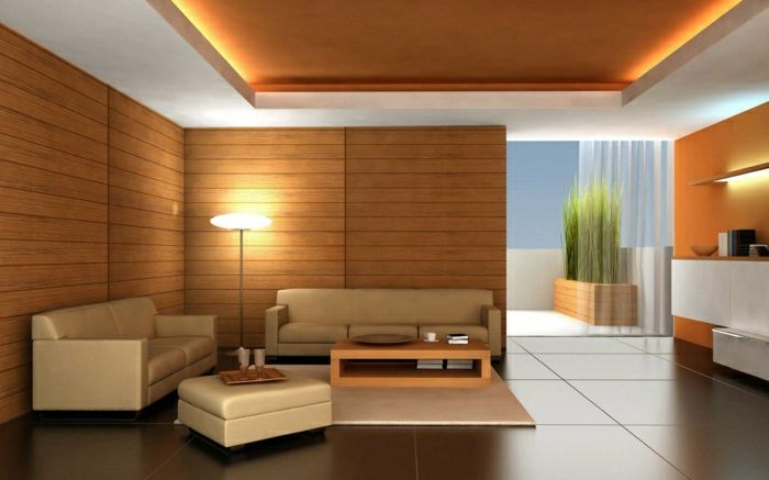 minimalist tasarım oturma odası