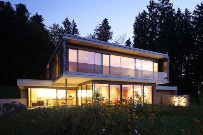 model ev-yap-düz çatı tasarım fikri-için-mimarlar