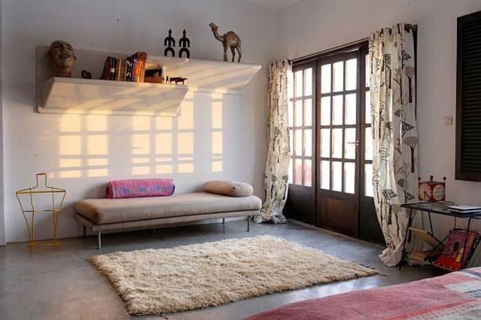 moderný vidiecky dom einruchtung-Maroko-spálne