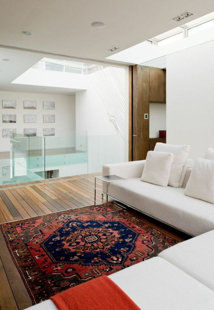 modernus butas-minimalistinio sąrankos Rytų kilimas