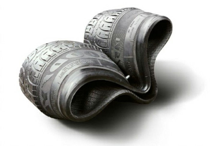 moderno-DIY-pohištvo-z-avtomobilom recikliranje pnevmatik pnevmatike uporabljajo