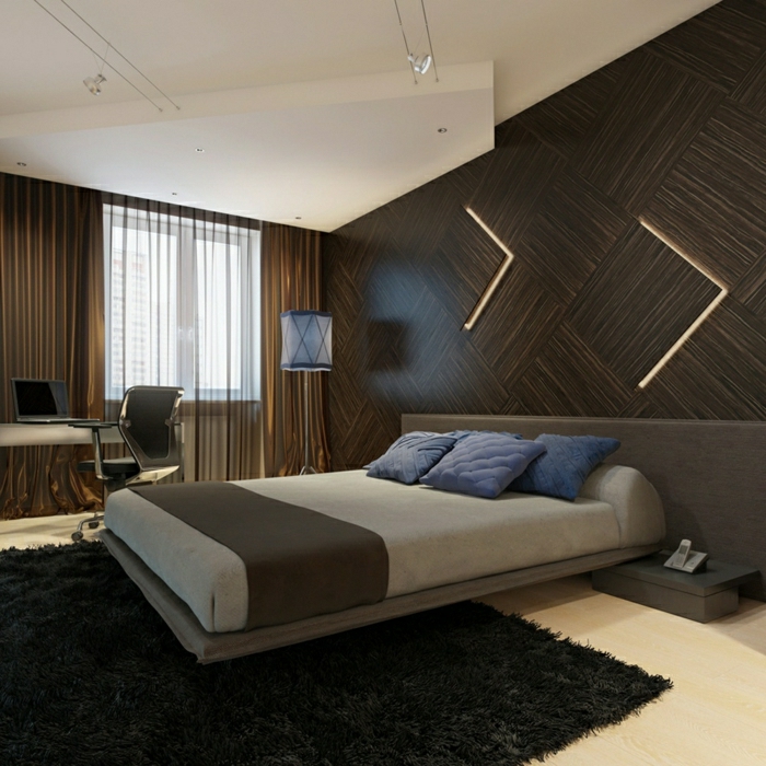 Modern cihaz odalı duvar tasarım ahşap-güzel-duvarlar-yaşam-duvar tasarımı
