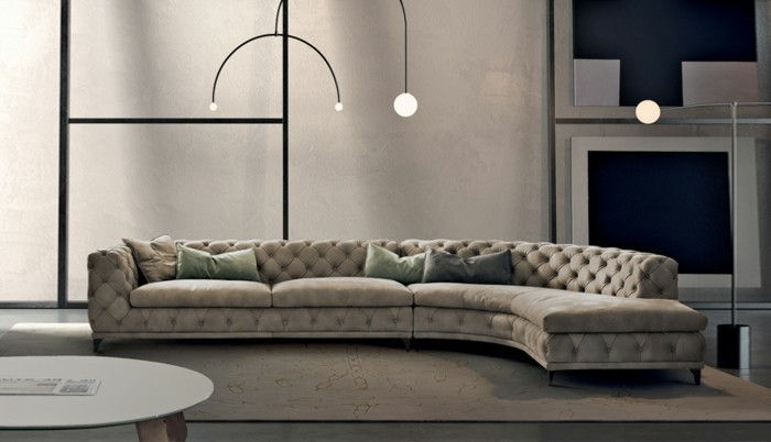 modernus-Moebel-interjero-dizainas-svetainė-kampas sofa plueschteppich-ovalo stalo stehlampe-netiesioginis-šviesos