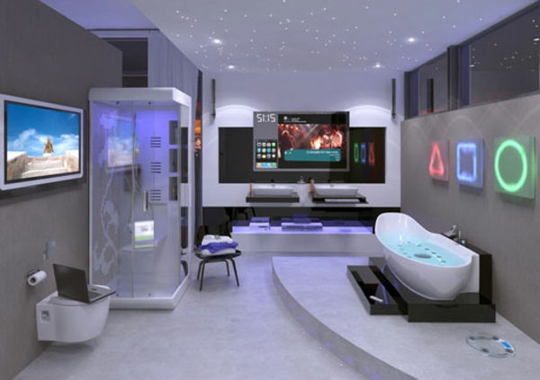 modern-room-design-kúpeľňa-stropné svietidlá