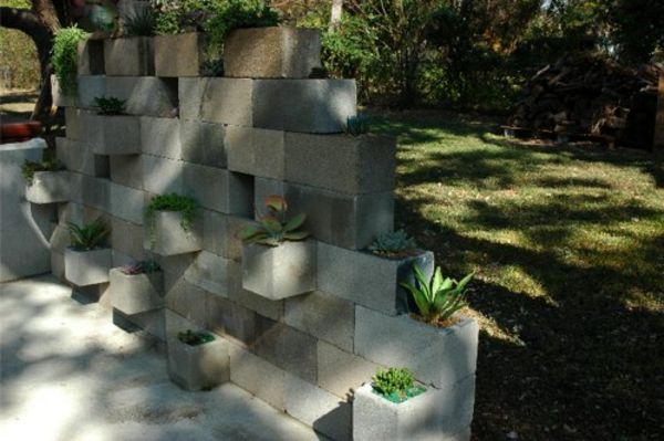 Modern rock bahçe duvarı-of-the taşları
