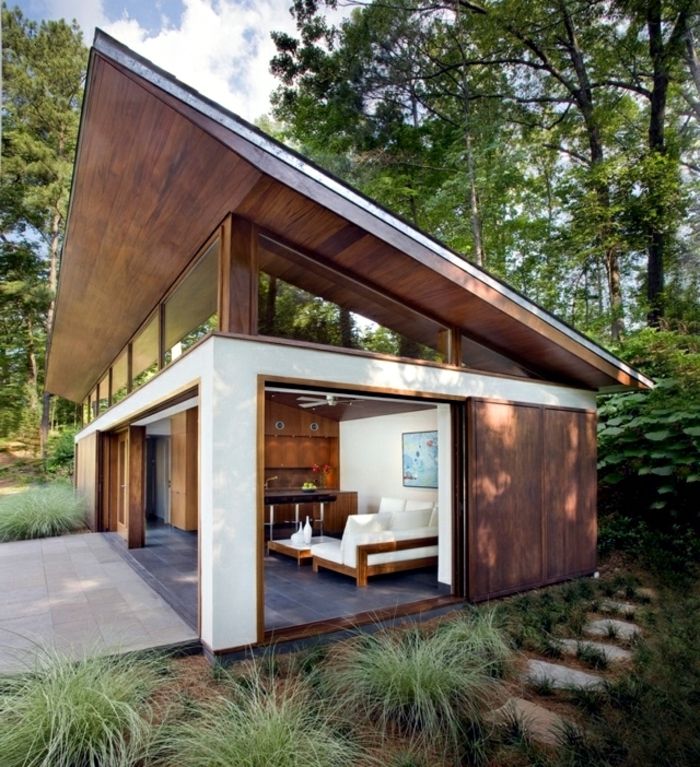 Modern bina tasarımcısı evler-beşik ile çatı