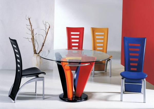 moderný jedálenský Cool-farebné stoličky