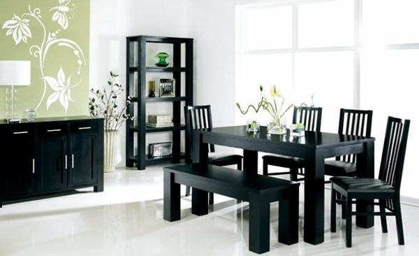 moderné jedálne krásny-black-nábytok