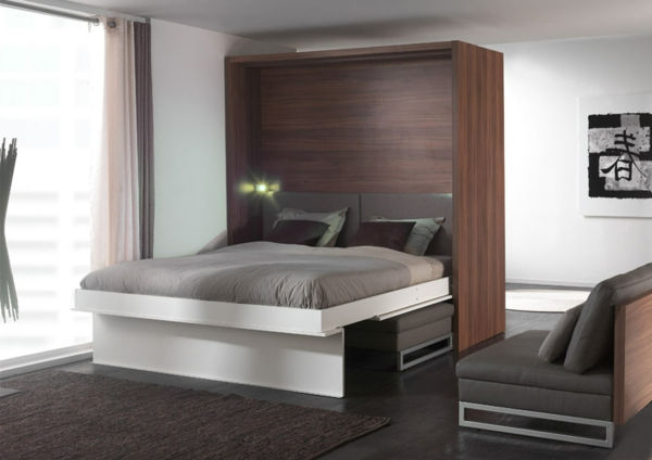 šiuolaikinės miegamasis - nustatyti, lankstymo Bette erdvės taupymo-įrenginių idėjos