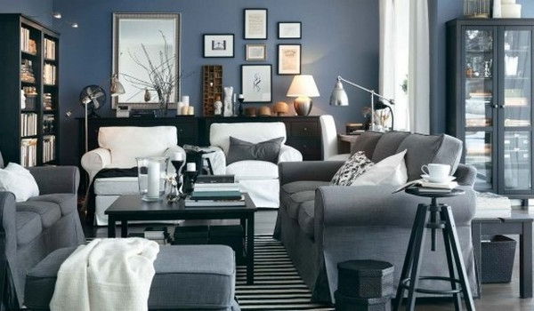 modern oda ikea mobilyası-ipuçları-salon-gri ve beyaz mobilya