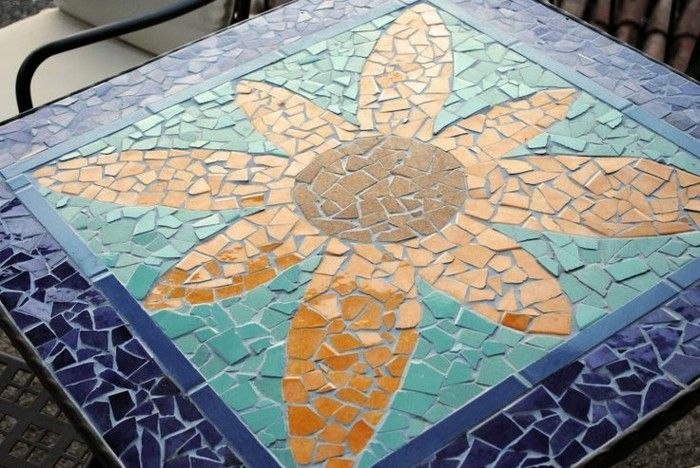 mozaikové dlažby-thread-like-a-kvetina