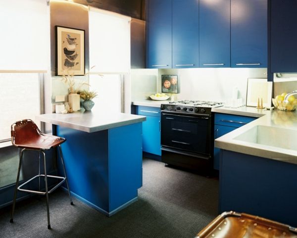 bucătărie nouă-idei interesante look-albastru-in-