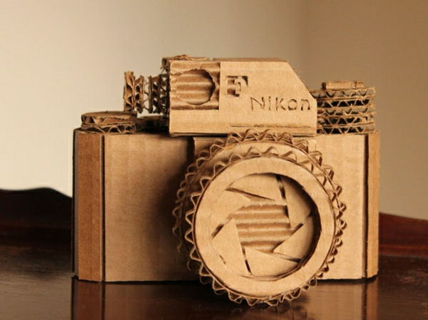 Nikon - design eficient - din carton - idei eficiente - carton pe baza de idei de carton