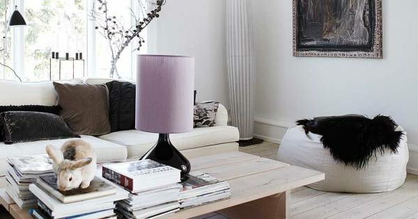 Nordic-mode in-the-izba designu-elegantný-obývačka