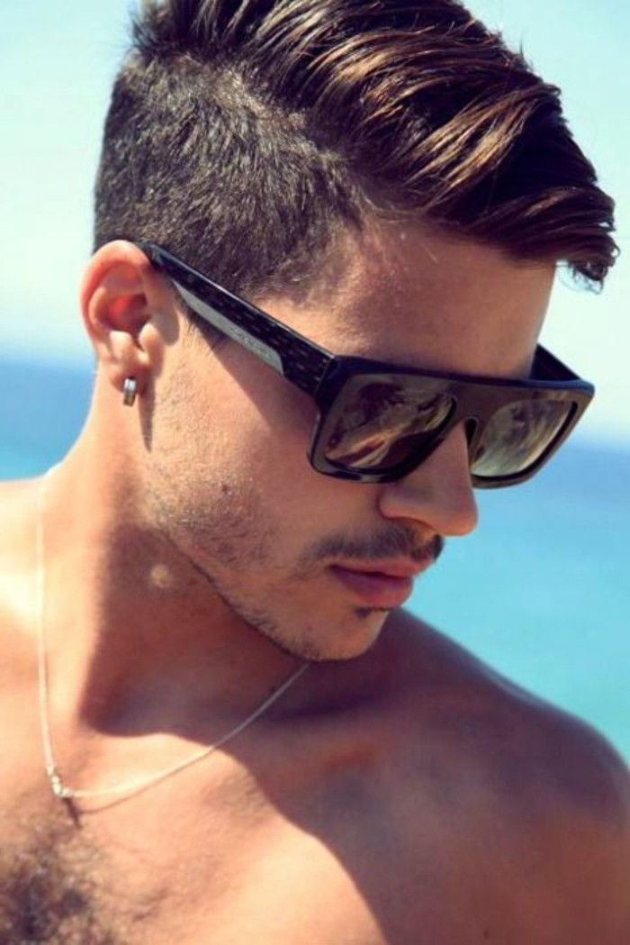 orecchini-per-uomini-e-fashion-occhiali da sole