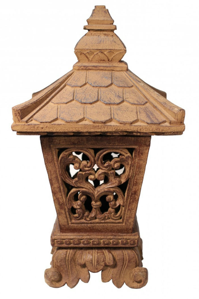 Oriental Garden Lantern brązowy chińsko-Azja