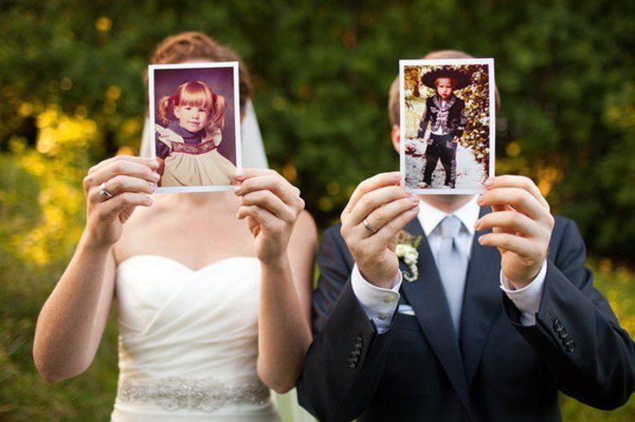 izvirne poročne fotografije ideje-the-nevesta in ženin-kot-otrok