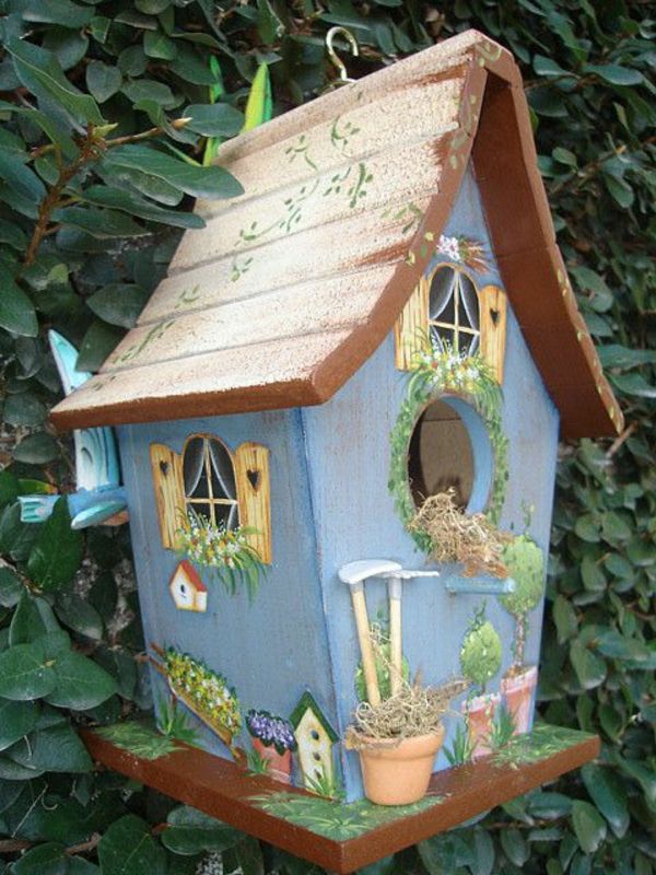 alimentazione degli uccelli originale case-da-legno idea