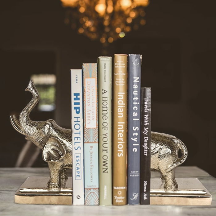 Bookstand Silver Elephant, Ideia de Presente de Natal para Inspirar, Presentes Rápidos e Fáceis para Escolher