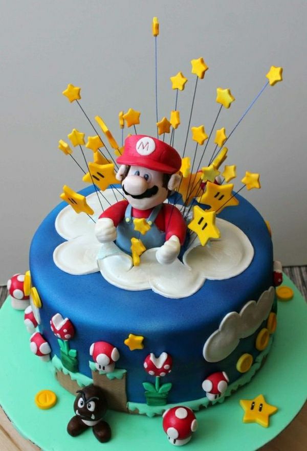Originalūs-pyragai-papuošti deco gimtadienio-Kids-vaikams gimtadienio-tortai-papuošti-Didžioji pyragai-Online užsakymą