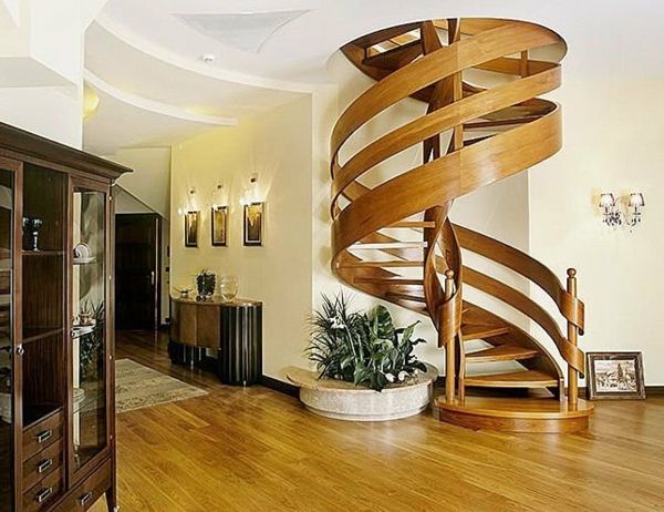 Prvotni leseno notranje stopnišče, Interior Design Zamisli