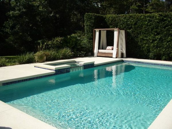outdoor-lôžková-by-the-pool-s veľmi pekným dizajnom