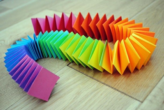 papier rimpel-kleurrijke kleuren-mooi-model