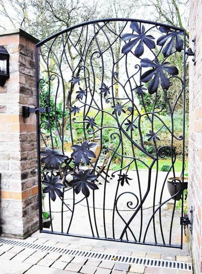 pergola-vrata-kovinske dekorativne