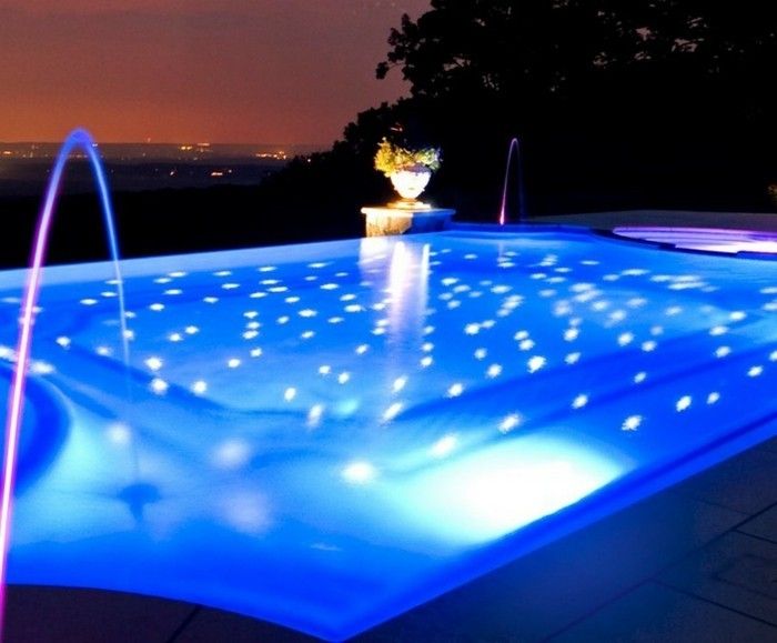 pool-lighting-je-tu-jednoročnej krásny bazén osvetlenie