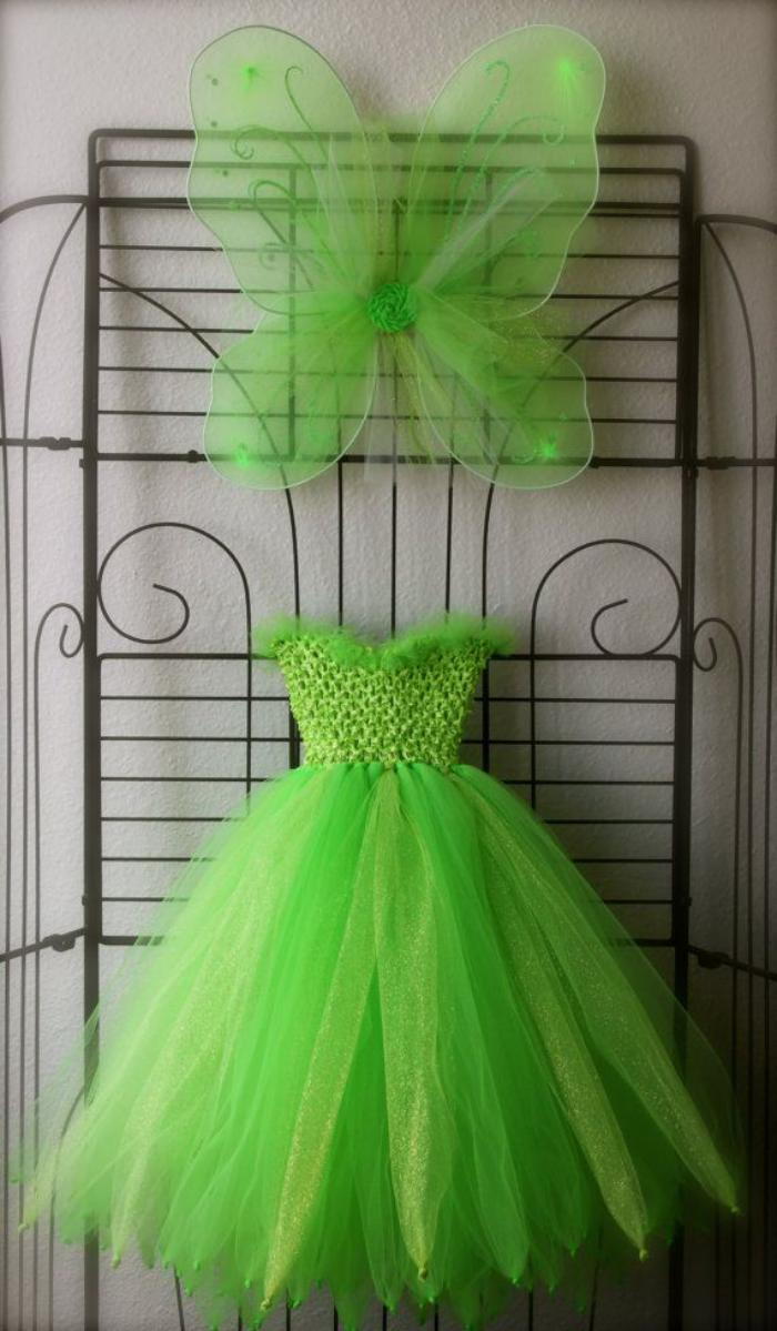princezná kostým-ladies-zelená tyl-Fee