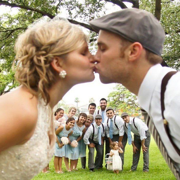 Romantična poroka slike kiss-pred-the-prijateljev