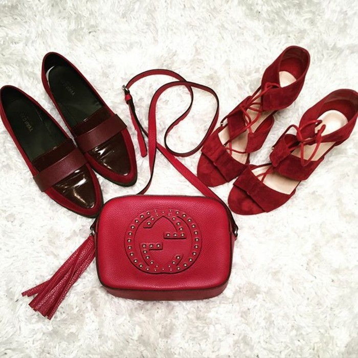 red-oblečenie-topánky-bežní-topánky-and-Gucci-rokov-yourself-sa-všetky druhy z červených šiat, kombinujú-vreckový
