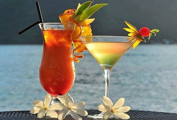 eksotičnega sadja, cocktail-idee