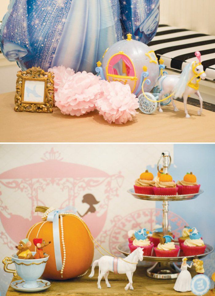 Sweet Party dekoracija kot-of-Cinderella pravljice