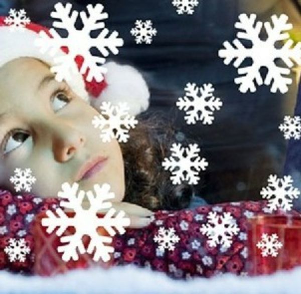 sweet-śniegu-Fensterdeko do Bożego Narodzenia