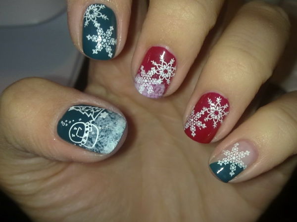 gražūs dekoruoti nagai, skirti Kalėdų eglutėms-cool-ideas.-geliai-nagai-for-christmas