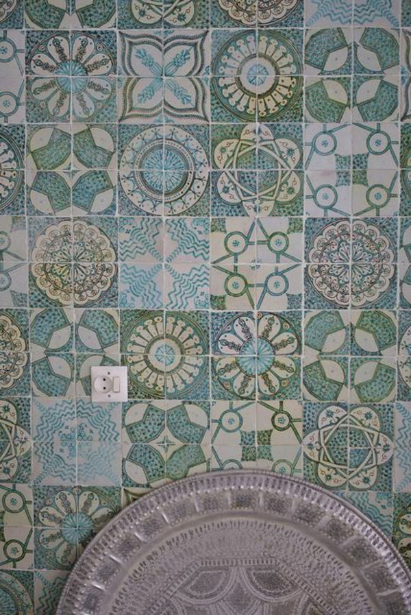 vacker-badrumsidéer-marockanska Tile Idéer