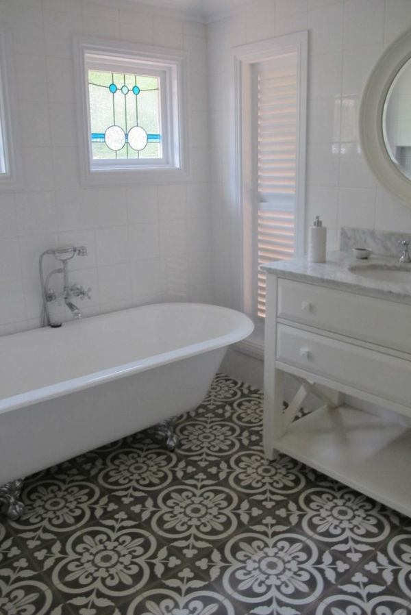gražus - vonios kambario idėjos-plytelių Moroccan-