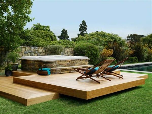krásne nápady pre dizajn perfektnej záhrady - s -Whirlpool-