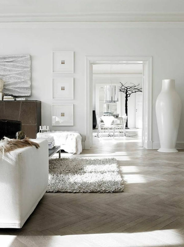 bellissimo appartamento-con-legno-e-bianco-tappeto-grande-Wohnideen