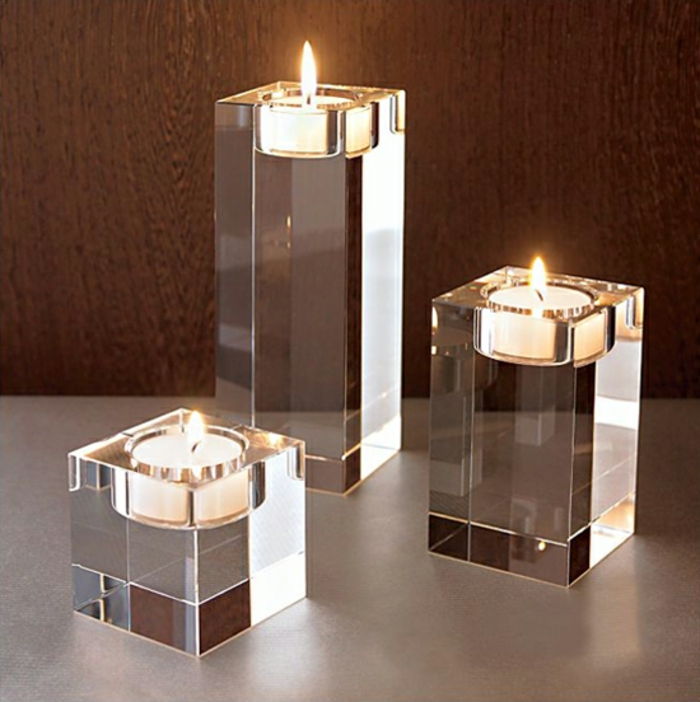 gražūs-žvakės skaidrus-modeliai-trys trišakiai