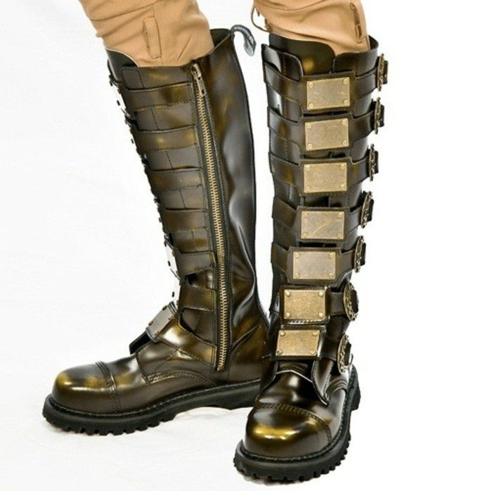 nice-steampunk-boots-in-leder