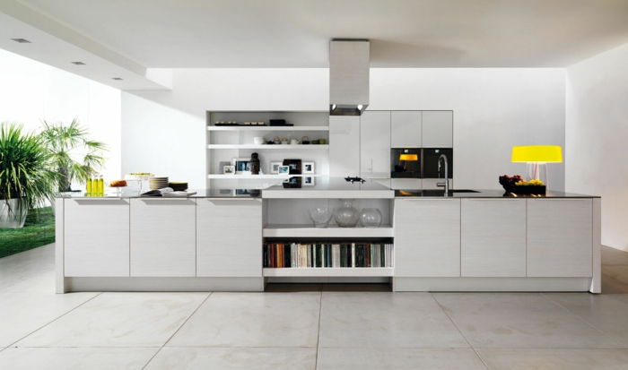 baltos baldai šiuolaikinėje virtuvėje - įdomios gyvenimo idėjos