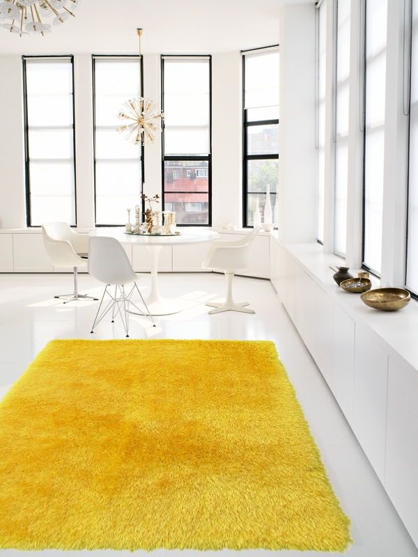 gražus kilimas-in-geltona-balta kambarį