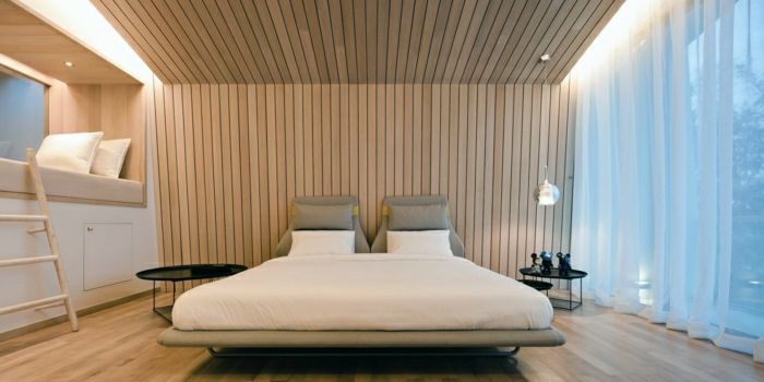 bedroom-sett - vegg fliser-of-wood-vegg fliser-wandgestaltungsideen-